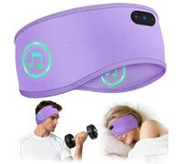 MUSICOZY Sleep Headphones, Bluetooth Headband Headphones for Sleeping with Ultra-Thin Speakers, Breathable Bamboo Cotton Fabric for Side Sleepers, Sports & Travel