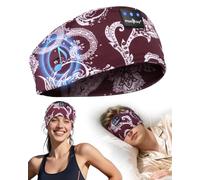 MUSICOZY Sleep Headphones, Comfortable Headband Headphones for Side Sleepers - Bluetooth 5.4 Wireless Headphone with Ultra Thin Speakers for Sleeping,Sport,Travel,Nap,Relaxation