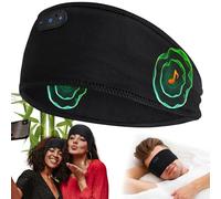 MUSICOZY Sleep Headphones,Ultra-Soft Organic Bamboo Cotton Headband Bluetooth for Side Sleepers, with 14H Playtime & Bluetooth 5.4, 4-in-1 Wireless Music Sleep Earphones for side sleeping