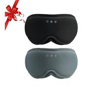 MUSICOZY Sleep Mask Headphones | 100% Blackout 3D Organic Bamboo Cotton Eye Mask