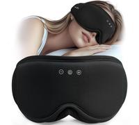 MUSICOZY Sleep Mask Headphones | 100% Blackout 3D Organic Bamboo Cotton Eye Mask for Travel & Restful Sleep,Shift Work | Bluetooth 5.4 Sleep Headphone Cool Gadgets Gift for Men & Women!