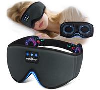MUSICOZY Sleep mask Headphones,100% Blackout 3D Zero Eye Pressure Bluetooth Sleep mask Breathable Eye mask with Bluetooth Headphones Sleep Headphone for Side Sleepers,with 14H Playtime&Bluetooth 5.4