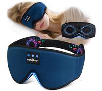 MUSICOZY Sleep mask Headphones,100% Blackout 3D Zero Eye Pressure Bluetooth Sleep mask Breathable Eye mask with Bluetooth Headphones Sleep Headphones for Side Sleepers,with 14H Playtime&Bluetooth 5.4