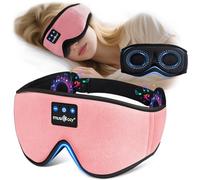 MUSICOZY Sleep mask Headphones,100% Blackout 3D Zero Eye Pressure Bluetooth Sleep mask Breathable Eye mask with Bluetooth Headphones Sleep Headphones for Side Sleepers,with 14H Playtime&Bluetooth 5.4