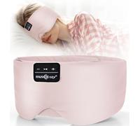 MUSICOZY Sleep Mask Headphones 100% Blackout Ice Silk Sleep Headphones