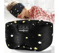 MUSICOZY Sleep Mask Headphones 100% Blackout Ice Silk Sleep Headphones | Soft & Cool Headphones For Sleeping, Travel & Side Sleepers With Bluetooth 5.4 & 16H Playtime.Great Gift For Men & Women