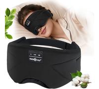 MUSICOZY Sleep Mask Headphones,100% Blockout Sleep Headphones with Bluetooth 5.4, 16H Play, Soft Eye Mask with Headphone for Sleeping,Travel,Nap & Side Sleepers, Gifts for Men/Women