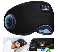 MUSICOZY Sleep Mask Headphones,Bluetooth 5.4 Eye Masks Headphone with 16 Hrs Playing Music for Side Sleepers/Office/Travel,Tech Sleep Aids for Men Women