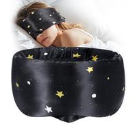 Musicozy Sleep Mask with Bluetooth Headphones,100% Silk Eye Mask Headphone for Men Women,Soft Sleep Earphones Bluetooth Eye Mask for Sleeping,Travel,Relax,Yoga,Meditation,Large in Size(Meteor Blue)