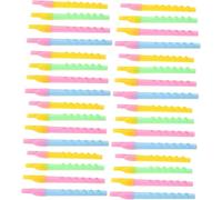 MusicToy 6-Hole Clarinet Recorder for Beginners, 50pcs Kids Musical Instrument Set for School Band Practice, Random Colors