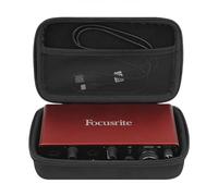 Musiin Audio Interface Case, Compatible with Focusrite Scarlett 2i2 3rd Gen Third Generation Audio Interface Cover, Velvet Interior (Black)