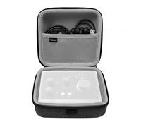 Musiin Audio Interface Case Compatible with Sonicake QME-20/Audient iD4 MK2,NI komplete Audio1/2,features soft lining, mesh pocket for cables, and comfy handle-ideal for studio, rehearsal, and travel.