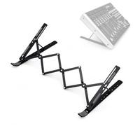 Musiin Audio Mixer Stand Compatible with Behringer X-TOUCH(X-Large) | Tascam Podcast Station Mixcast 4,Roland MC-707,Adjustable Length, Foldable Design