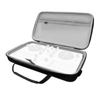 Musiin DJ Controller Case Compatible with Hercules DJControl Mix Ultra, Hard Shell Protection with Dual Zippers, Mesh Pocket & Comfortable Handle for DJ Live Show & Travel (Gray)