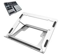 Musiin Drum Controller Foldable Stand Compatible with NI Maschine MK3,Ableton Push3, Akai MPC One+,MPC Live 3,Behringer Mixer lift adjustable,Solid Aluminum Portable Folding Stand for Home Studio