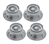 Musiin Electric Guitar LP Style Top Hat Volume Tone Control Knob Compatible with Les Paul Epiphone Parts Replacement (Gainsboro)