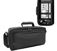 Musiin Guitar Multieffects Pedal Bag Compatible with Boss GX-10,DJControl Mix Ultra,Organized Compartments for Power Cables Accessories, Scratch-Proof, Ideal for Out Stage, Studio and.Daily Ues.