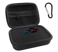 Musiin Guitar Pick Holder Case is Compatible with Fender Dunlop D'Addario Guitar Accessories, Stores Guitar String Racks and Various Sizes of Pick Storage Boxes(Dark Grey)