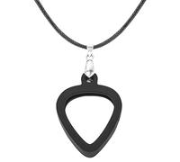 Musiin Guitar Pick Holder Necklace Compatible with Fender Dunlop D'Addario Standard Picks, Double-Sided Universal Design, Easy Access for All Styles(Standard)