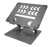 Musiin Home Studio Desktop Mixer Stand Compatible with Nektar Panorama CS12, Rode RODECaster Pro II, Tascam Mixcast 4 and most 25keys Midi controller Lift Stand, Premium Aluminum Portable Foldable