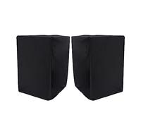 Musiin Home Studio Monitor Dust Cover Compatible With YAMAHA HS8、Adam T7V KRK Rokit 8 G4、JBL 308P Mkll and PreSonus Eris E8 XT Black 8-Inch Professional Protective Powered Speaker cover(2 packs)