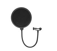 Musiin Microphone windscreen Pop Filter Compatible with TONOR Razer Seiren X, Mini, V2 Pro, Elite, Emote Proscreen Microphone Filter Shield with Metal Stabilizing Arm, Antipop Mask with C-Clamp