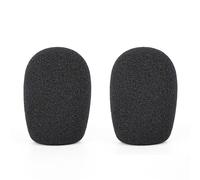 Musiin Microphones Foam Windscreen for 1.6 Diameter Mic, Antipop Foam Cover, Mic Wind Cover, Sponge Foam Filter Compatible with Sennheiser Profile, FIFINE K669B, T669 (2 packs)