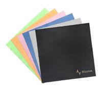 Musiin Original Guitar Cleaning Cloth, Custom Soft Microfiber, Lint-Free Polishing Cloth for Guitar, Violin, Piano, Keyboard, Trumpet, Clarinet. (6 Colors Packs)