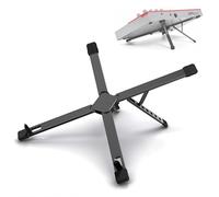 Musiin Piano Keyboard Stand Compatible with Akai Mini IV,Arturia MiniLab3 | Launchkey Mini 25 MK4,X Foldable and Portable stand with upper lower sleeves for stability,Suitable for most midi controller
