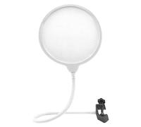 Musiin Pop Filter for Recording Microphone, Large Dual-Layer Recording Studio Pop Shield, Flexible Metal Gooseneck Professional Pop Filter