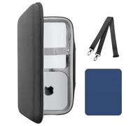 Musiin Premium Mac Case with Straps in Ultimate Protection Compatible with 2024 Mac Mini M4/Mac Mini M4 Pro Case, Travel-Ready for Magic Mouse, Magic Keyboard, Magic Trackpad and Accessories.