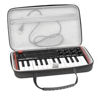 Musiin Premium Velvet MIDI Keyboard Controller Case Compatible with AKAI MPK Mini MK3,SONICWARE Deconstruct Minimal,LIVEN Texture,Evoke,Hercules DJControl Mix Ultra(Grey)