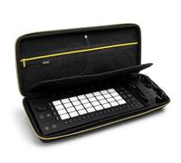Musiin Production Stations Case Compatible with Ableton Move Arturia MicroLab MK3, Gold Zipper, Built-in Mesh Pocket, Cable Compartment, Fixed Design for Travel and Live Sets(Gold Tone Edition)