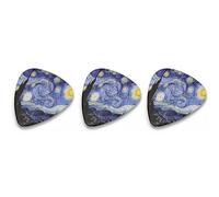 Musiin Unique Starry Sky Guitar Picks Folk Accessories Electric Guitar Plectrums(Three mixed packs)