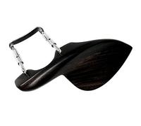 Musiin Violin Chin Rest for 3/4 Violin, Natural Wood Color, Comfortable Fit, with Standard Bracket, Essential Accessory for Violin Players