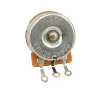 MUSIKLAN A250K 3/8" Brass Short Long Split Shaft Pots 250K 24-Spline Split Short Shaft Audio Taper Potentiometer for Gibson Les Paul LP/SG Fender Strat/Tele Electric Guitar/Bass Tone Volume Parts