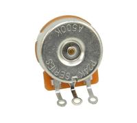 MUSIKLAN A500K 3/8" Brass Short Long Split Shaft Pots 500K 24-Spline Split Short Shaft Audio Taper Potentiometer for Gibson Les Paul LP/SG Fender Strat/Tele Electric Guitar/Bass Tone Volume Parts