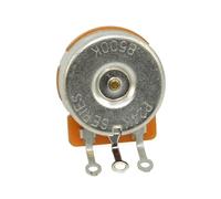 MUSIKLAN B500K 3/8" Brass Short Long Split Shaft Pots 500K 24-Spline Split Short Shaft Audio Taper Potentiometer for Gibson Les Paul LP/SG Fender Strat/Tele Electric Guitar/Bass Tone Volume Parts