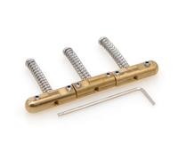 MUSIKLAN Brass Compensated Bridge Saddles 10.8mm Barrel In-Tune Compatible with Fender Telecaster Vintage-Style Tele Bridge Saddle TL Electric Guitar Replacement Part for Enhanced Intonation & Sustain