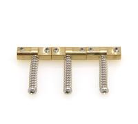 MUSIKLAN Brass Compensated Bridge Saddles 10.8mm Barrel In-Tune Compatible with Fender Telecaster Vintage-Style Tele Bridge Saddle TL Electric Guitar Replacement Part for Enhanced Intonation & Sustain