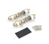 MUSIKLAN Electric Guitar Brass Tremolo Arming Adjuster Tremsetter Set Tremolo Stopper Stabilizer for FR Floyd Rose and Other Floating Tremolo Bridge Systems Guitar Parts (Dual)