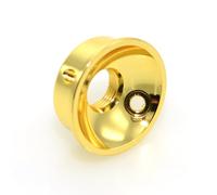 MUSIKLAN Electric Guitar Jack Plate Zinc Alloy Metric Thread Input Jackplate Electrosocket Output Jack Plate Compatible with Fender Telecaster/Tele/TL Style Electric Guitar Brass Replacement Parts