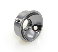 MUSIKLAN Electric Guitar Jack Plate Zinc Alloy Metric Thread Input Jackplate Electrosocket Output Jack Plate Compatible with Fender Telecaster/Tele/TL Style Electric Guitar Brass Replacement Parts