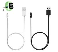 Musiook 2 PCS 4mm Watch Charger Magnetic Replacement, Smart Watch Charger 2 Pin Magnetic USB Cable, 2-Pin Smartwatch Chargers, Compatible with Dafit, Nerunsa, Radley, Reflex active