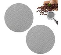 Musiook 2 pcs Upgraded 54mm Puck Screen, Coffee Puck Screen Set, Precision 150μm Stainless Steel Filter for 54mm Bottomless Portafilter, 1mm/1.7mm Thick Espresso Mesh Plate for Barista Use