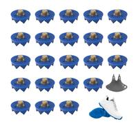Musiook 22PCS Cricket Spikes Replacement Set for Hard Ground & Astroturf, Screw-In Metal Cleats with Spanner, Durable Cricket Shoes Spikes, Universal Fit for Most Sneakers and Balls