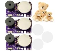 Musiook 3 PCS Cricket Noise Maker Prank Set - Hidden Cricket Noise Maker with 16 Annoying Sounds, Fun Pranks for Adults, Office, Party, School or Home Gags(Dark Purple)
