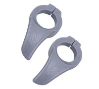 MUSISALY 1 Pair Grey Horn Bike Handlebar Rest Bar for Mountain and Fixed Gear Bikes Universal Relax Handlebar Accessory