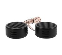 MUSISALY 1 Pair Mini Dome Tweeter Speakers Car Tweeter Speakers Compact Design Strong Compatibility Plastic Metal Black for Car Audio System