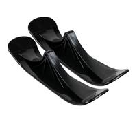 MUSISALY 1 Pair of Snow Scooter Sled with Pe Material, Smooth Rounded Edges, Easy to Take, Suitable for Outdoor Skiing the Snow, Black Colour Winter Sports Equipment
